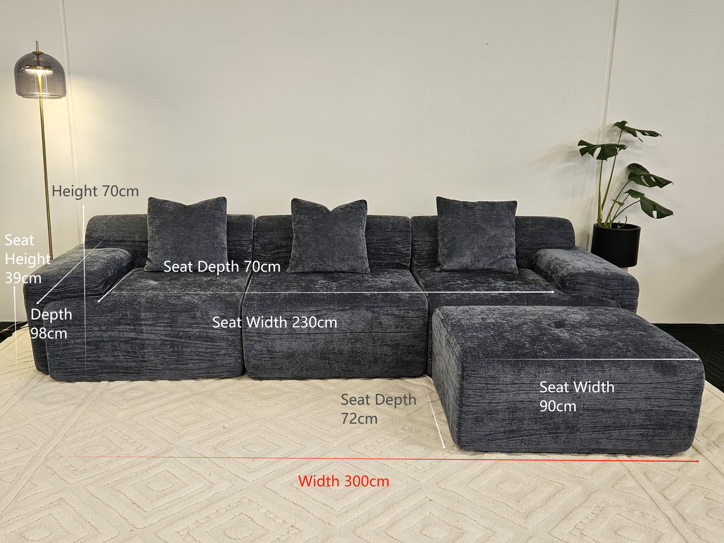 Comforro HAVEN 300 Modular Sofa