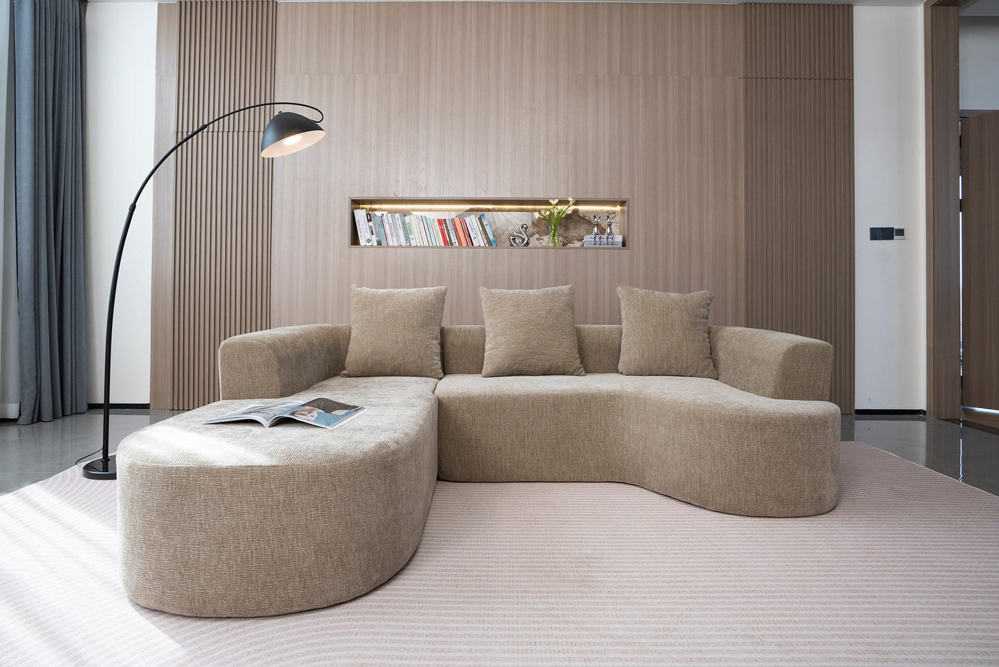 Comforro MUSE L270 Curved Sectional Sofa