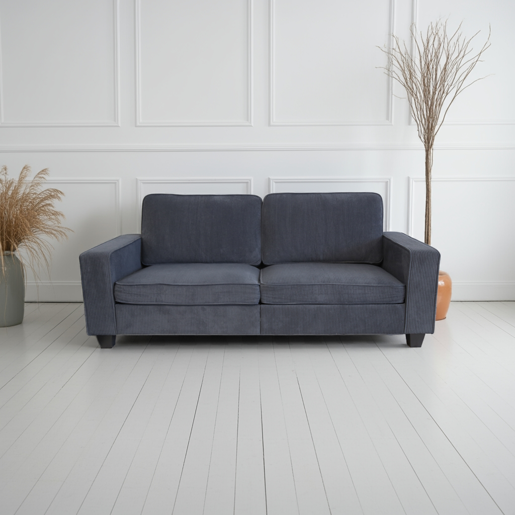 Comforro METRO DUO Modern Corduroy 2 Seater Sofa