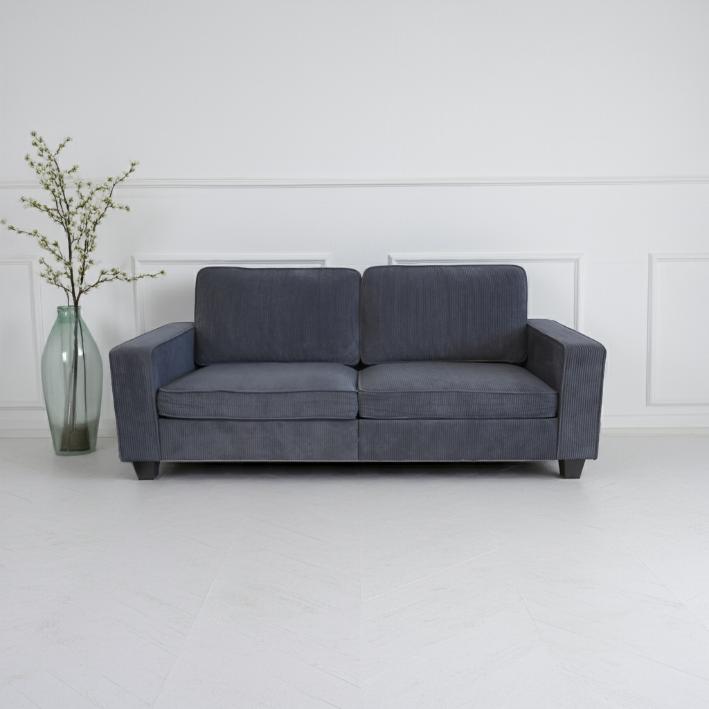 Comforro METRO DUO Modern Corduroy 2 Seater Sofa