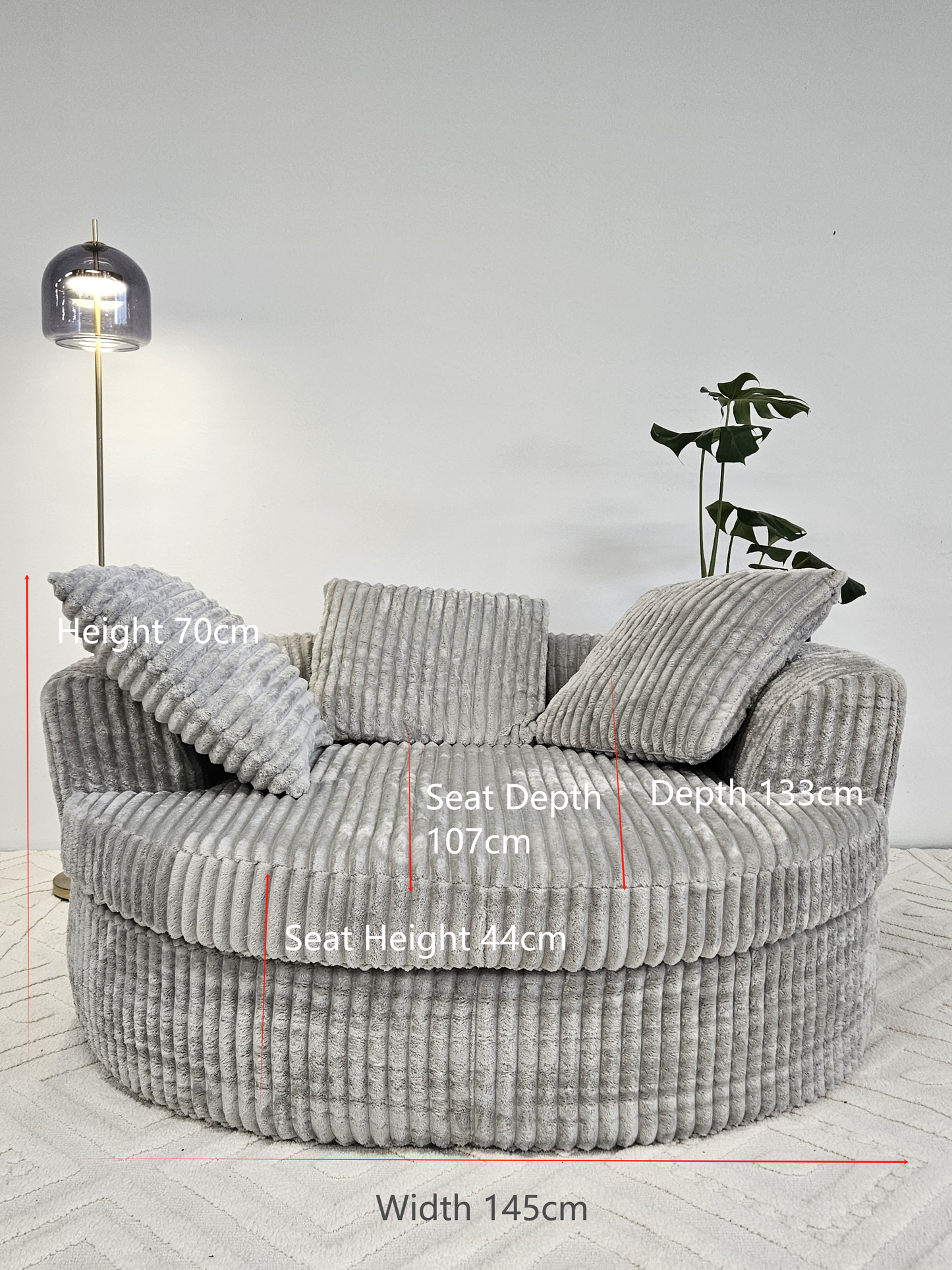Comforro HALO 145 Round Lounge Chair