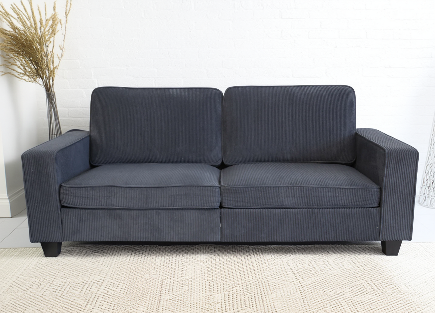 Comforro METRO DUO Modern Corduroy 2 Seater Sofa