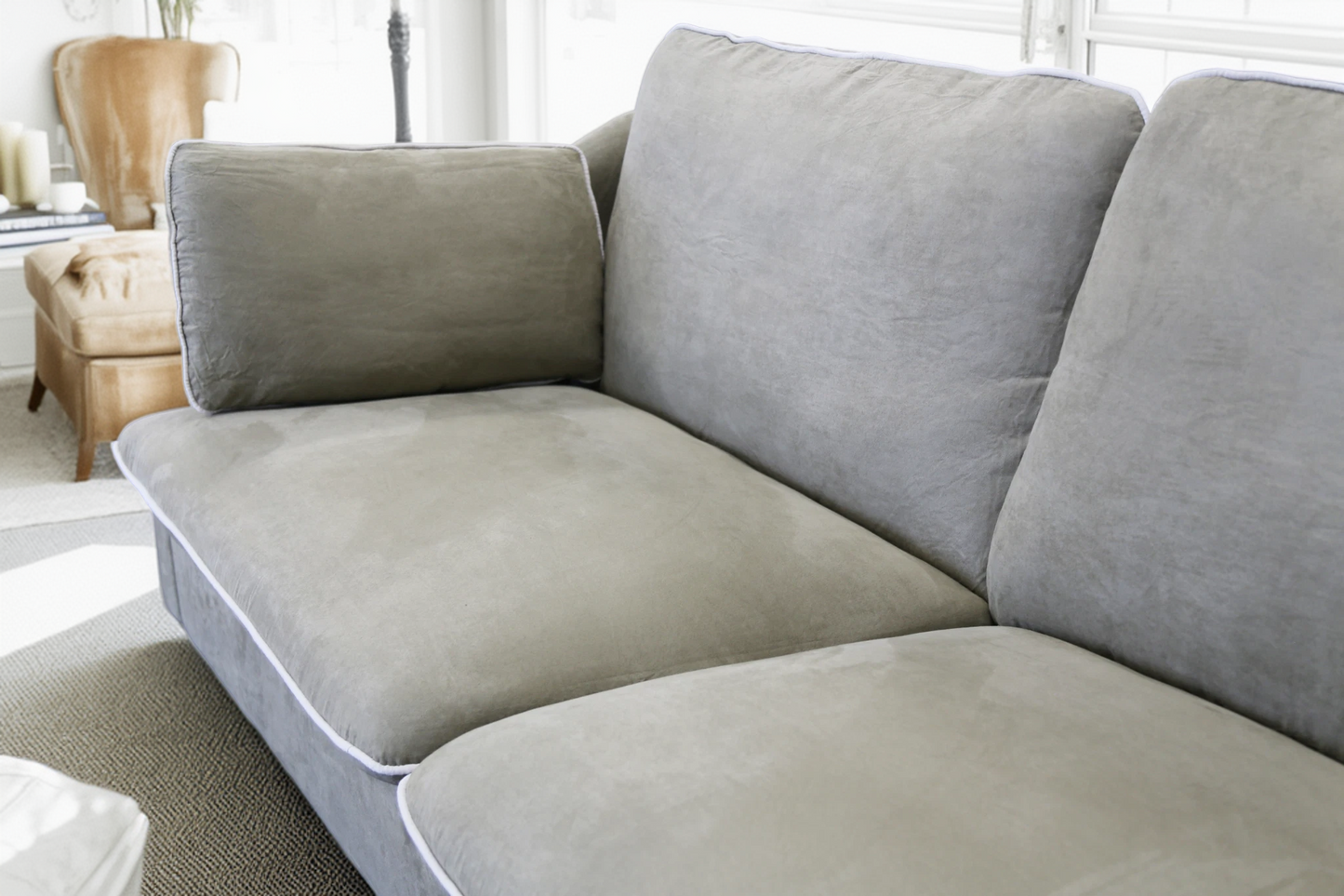 Comforro MANOR DUO Classic Velvet 2 Seater Sofa