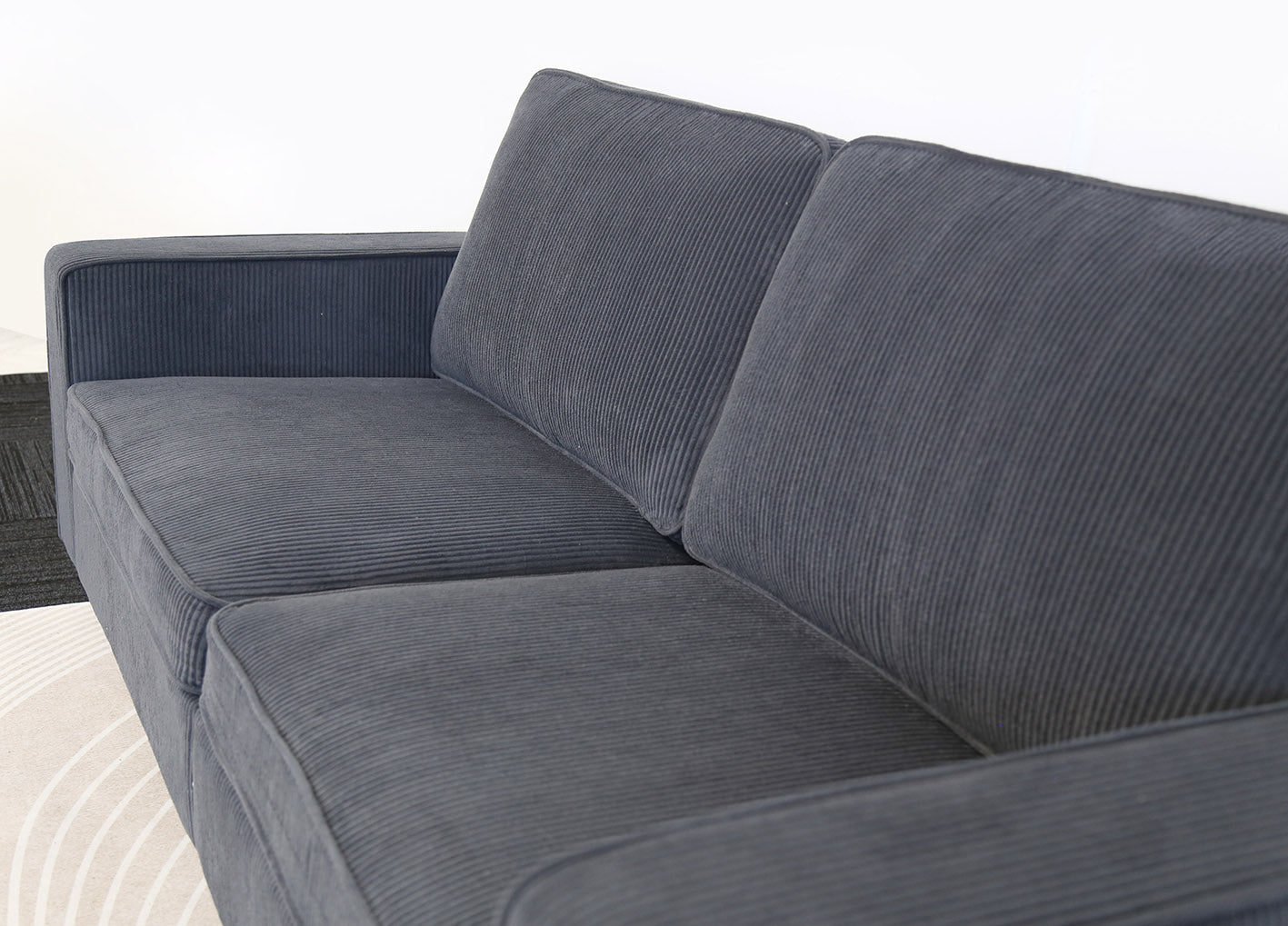 Comforro METRO DUO Modern Corduroy 2 Seater Sofa