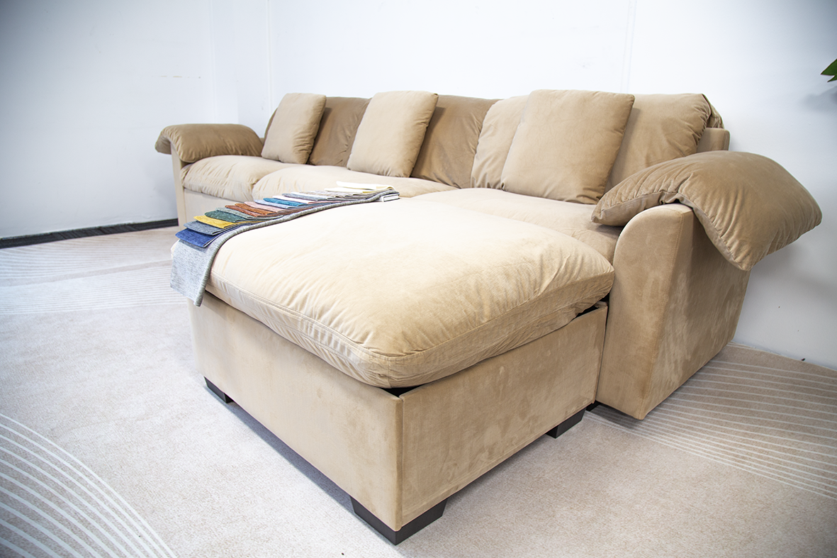 Comforro Nest 350 Plush 3 Seaters Sectional Sofa