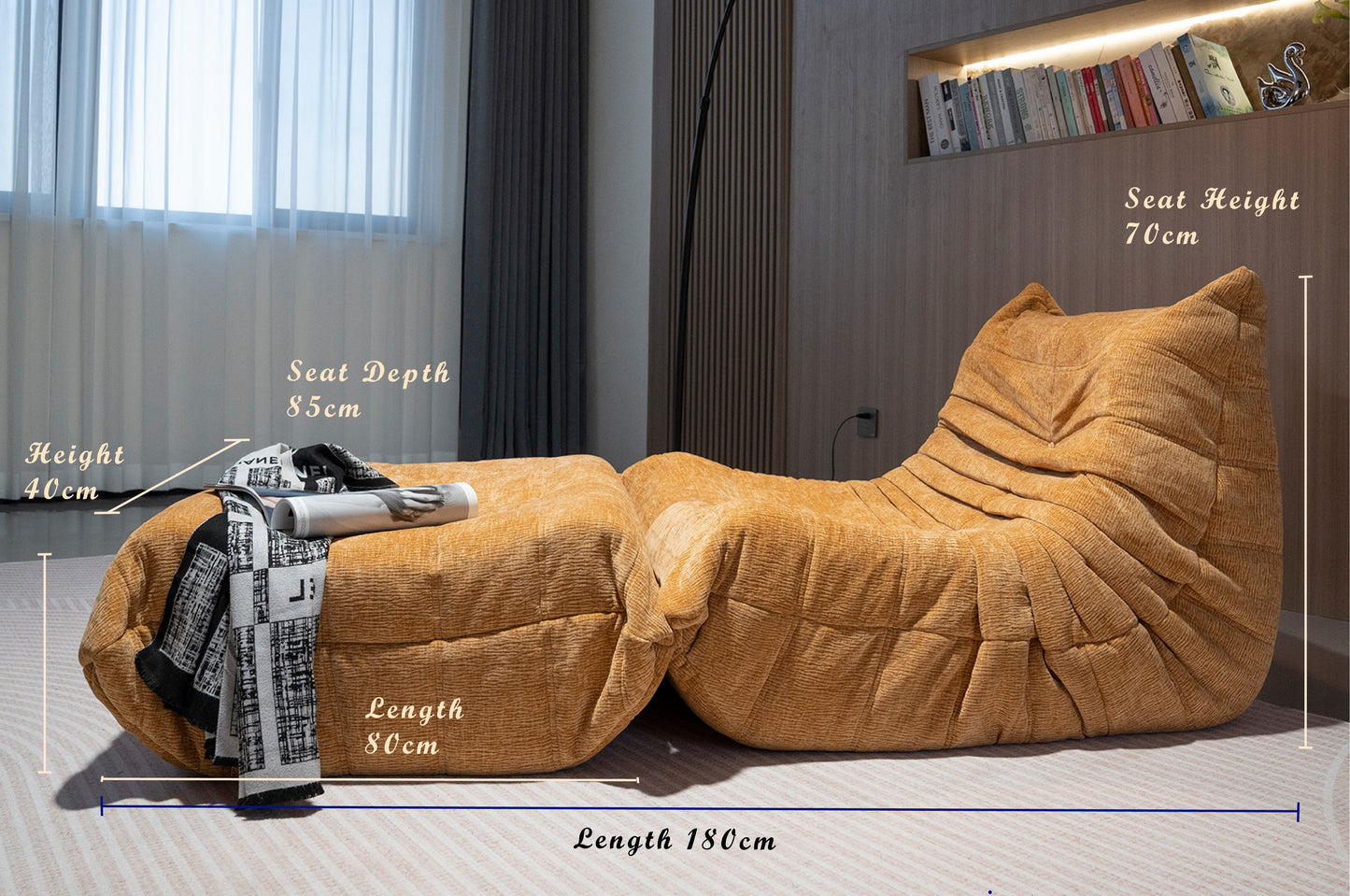 Comforro CLOUD SOFT 180 Lounger