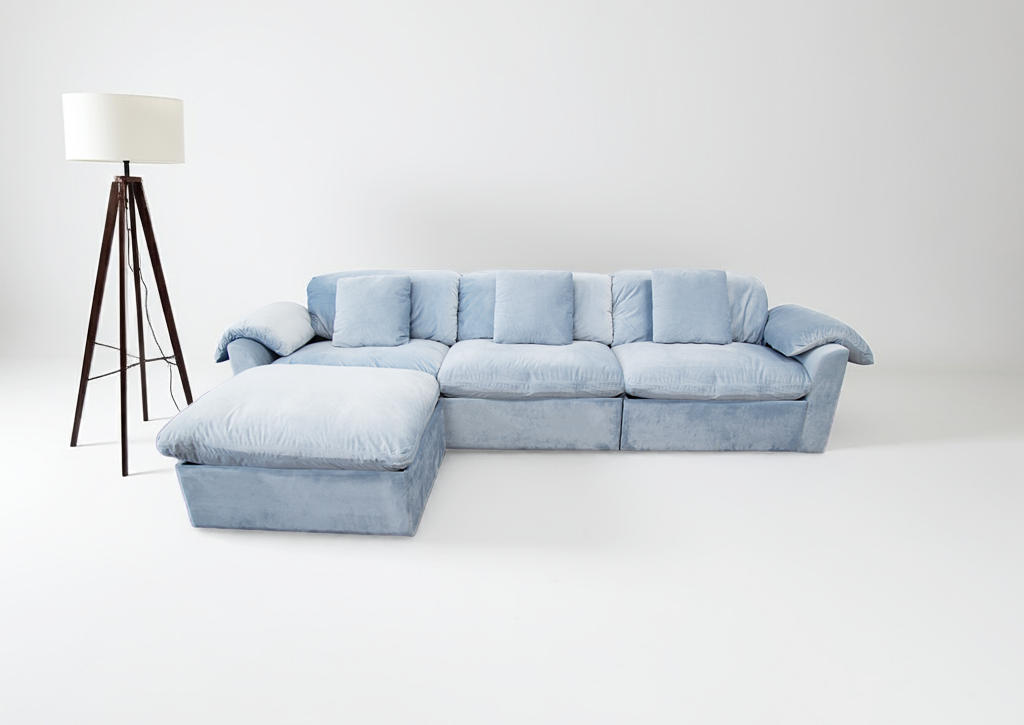 Comforro Nest 350 Plush 3 Seaters Sectional Sofa