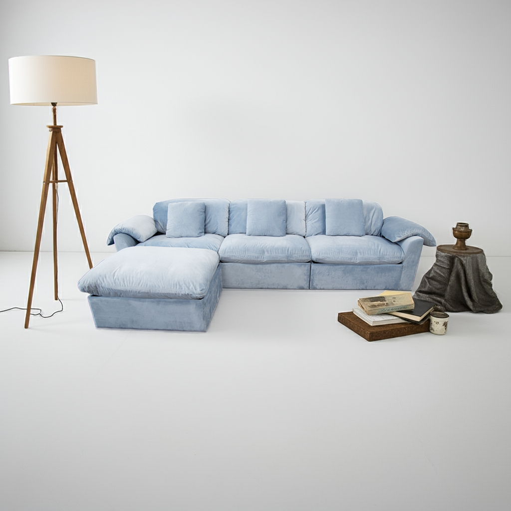 Comforro Nest 350 Plush 3 Seaters Sectional Sofa