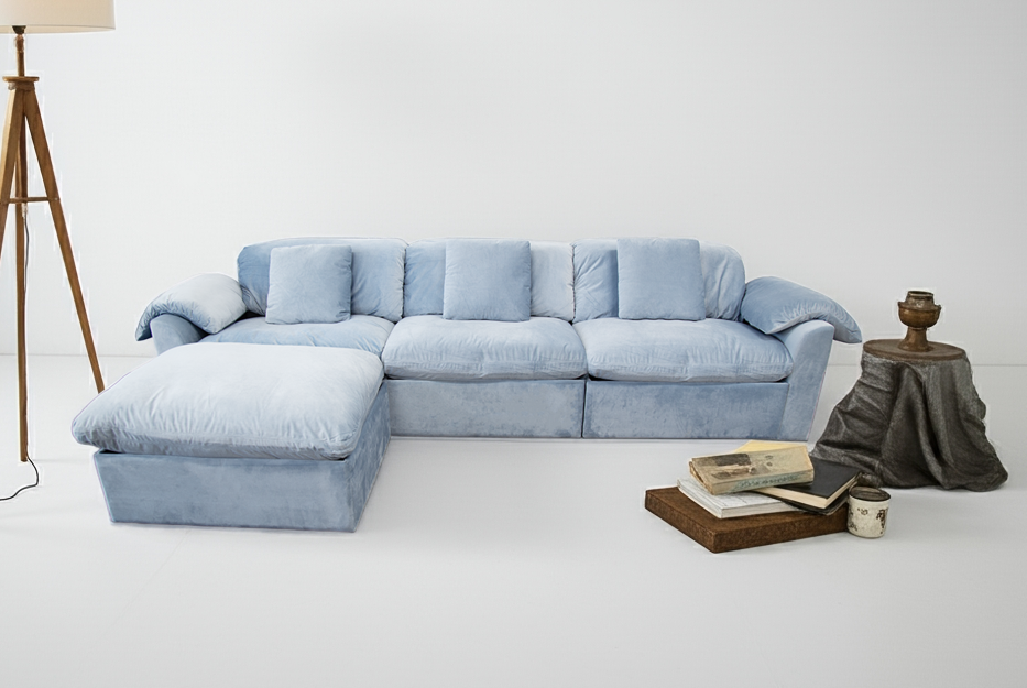 Comforro Nest 350 Plush 3 Seaters Sectional Sofa